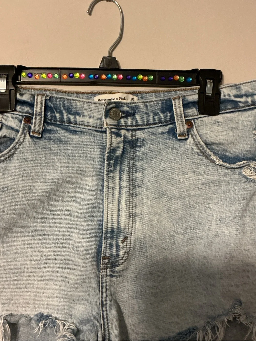 Abercrombie & Fitch Mom Short High Rise